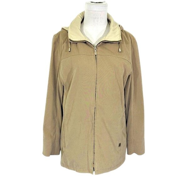 London Fog Coat Size XL Tan - Picture 1 of 11